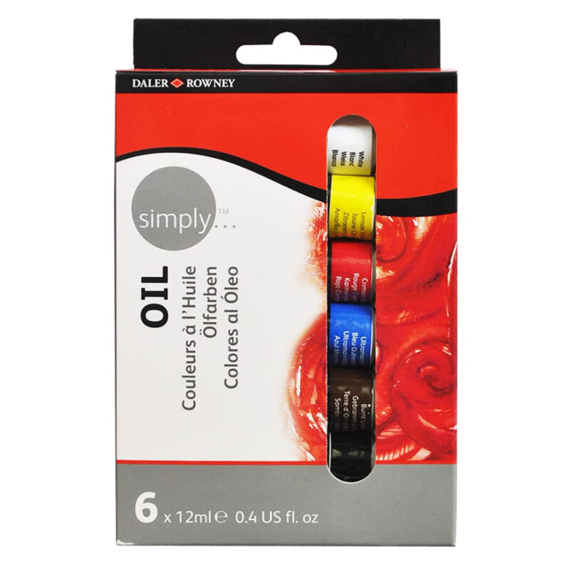 Daler Rowney Simply Oil Color Tube Set - Multicolour