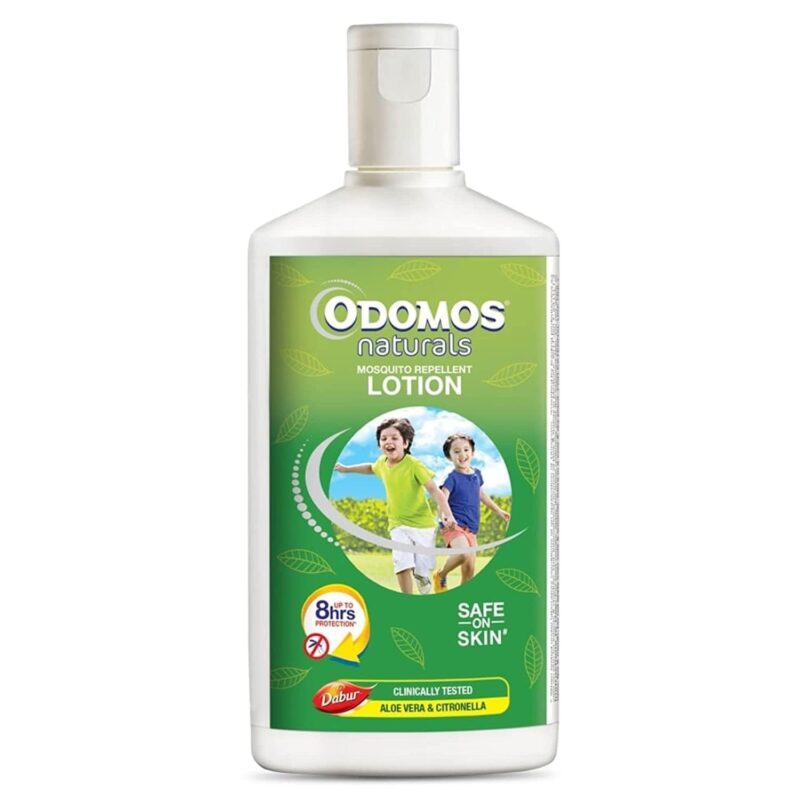 10x Dabur Odomos Naturals Mosquito Repellant Lotion -120ml each - Pack of 10 - Image 2