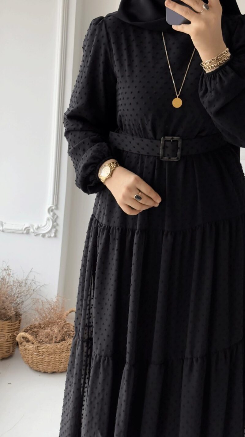 BHAVYATA Full Length Abaya Dress for Women for Girl's and Women Abaya Casual Wear (2XL, Black) - Image 4