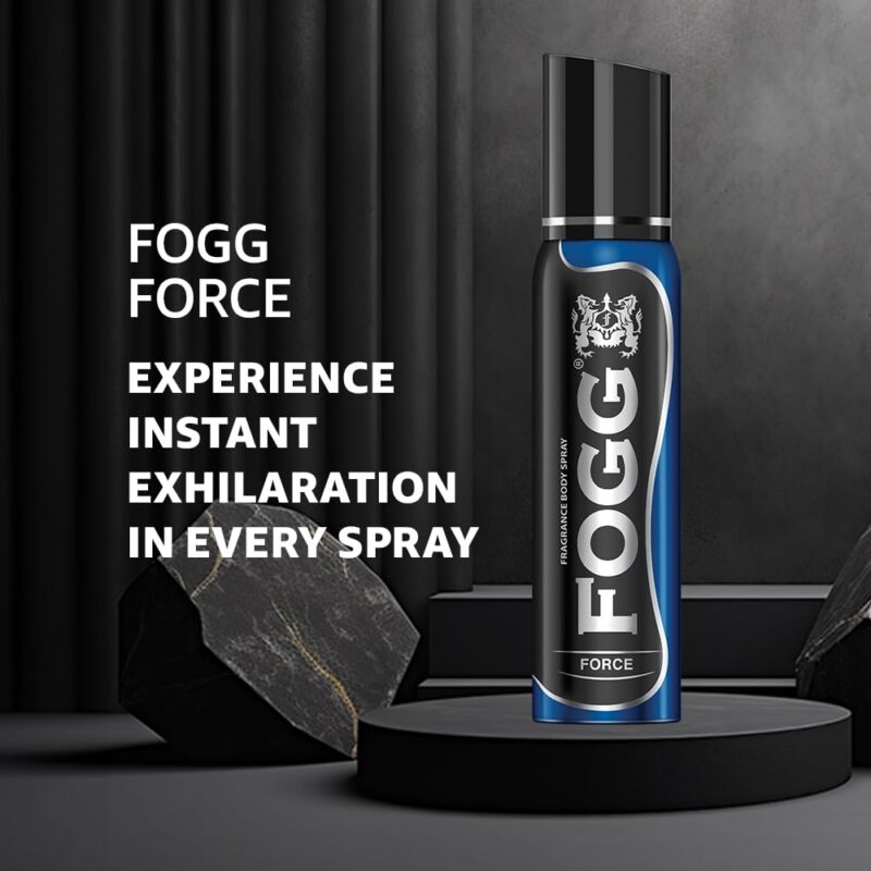 4x Fogg Force No Gas Deodorant for Men, Long-Lasting Perfume Body Spray, 150 ml each - Pack of 4 - Image 5