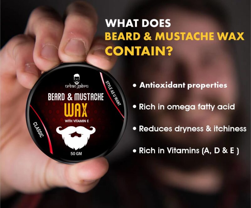 4x UrbanGabru Beard & Mustache Wax (50 gm each) - Pack of 4 - Image 6