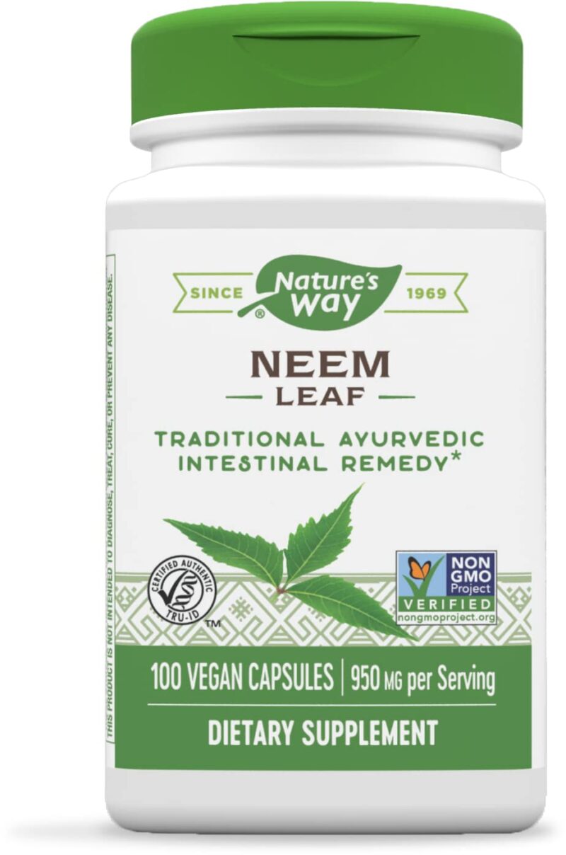 Nature's Way, Neem, Leaves, 100 Veg Capsules