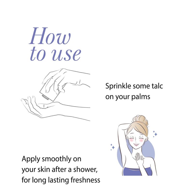 4x Yardley London English Lavender Perfumed Talc| Fragrant Beauty Talc for Women| Smooth texture | 250g - Pack of 4 - Image 4