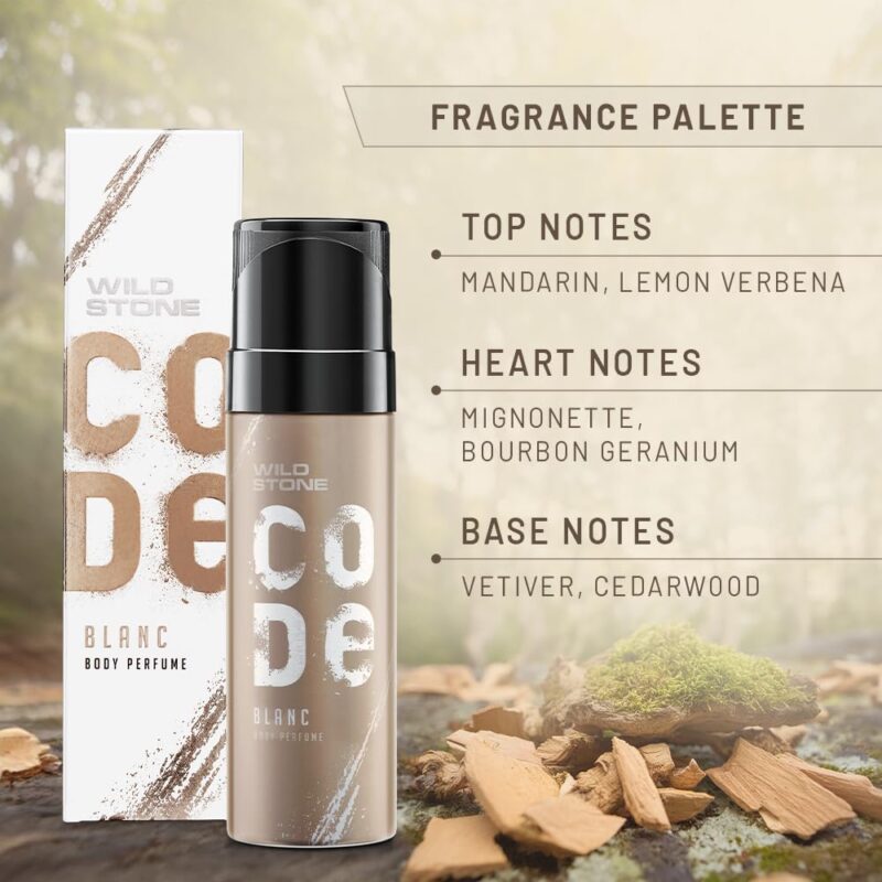 4x Wild Stone CODE Blanc Body Perfume for Men, 150 Ml - Pack of 4 - Image 5