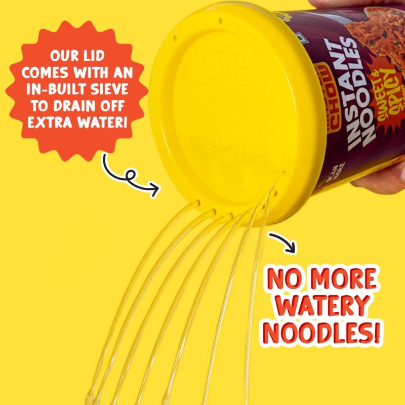 25x Masterchow Sweet & Spicy Instant Cup Noodles - 100g - Pack of 25 - Image 6