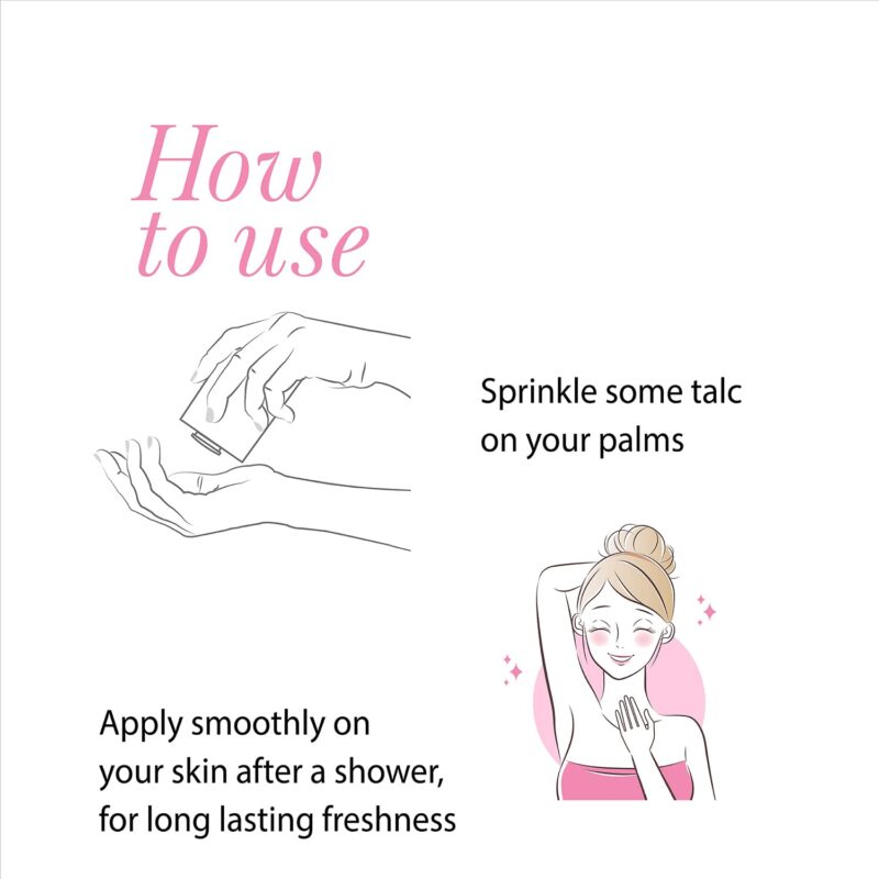 4x Yardley London English Rose Perfumed Talc| Fragrant Beauty Talc for Women| Smooth texture| 250g each - Pack of 4 - Image 4