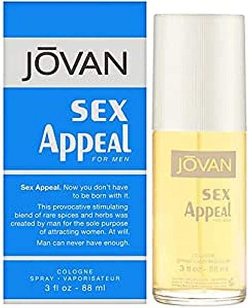 Jovan Sex Appeal Woody Spray For Men, 88Ml