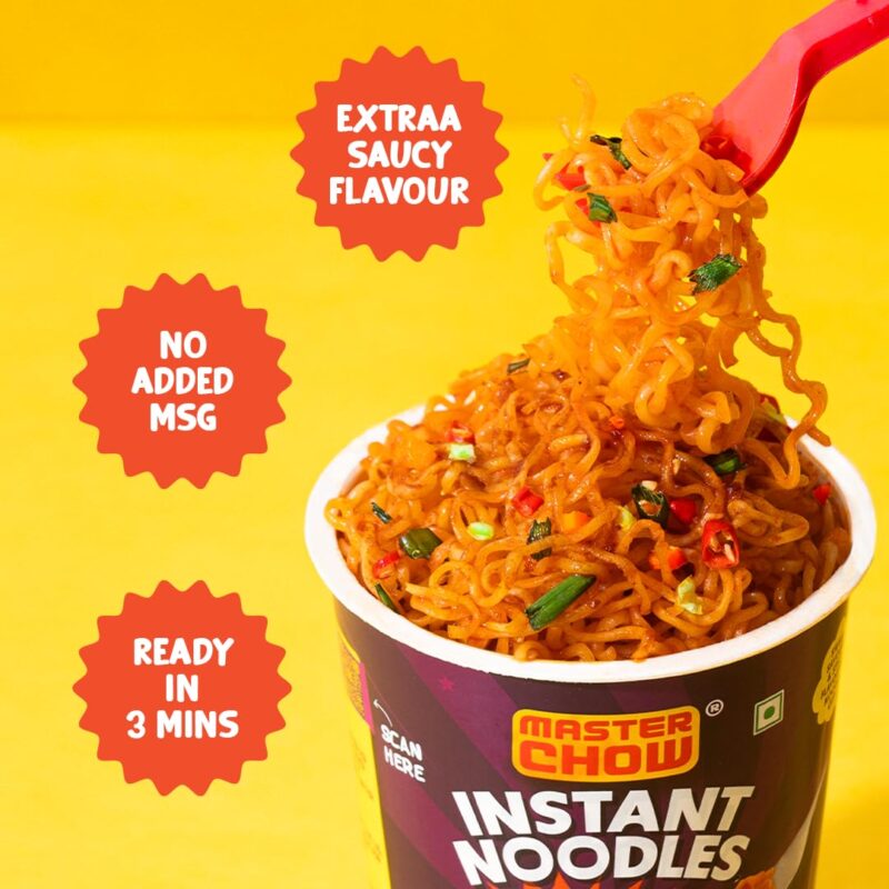 25x Masterchow Sweet & Spicy Instant Cup Noodles - 100g - Pack of 25 - Image 5