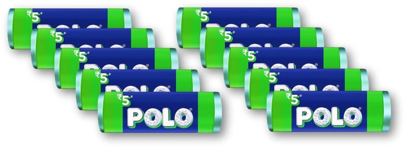 10x Polo The Mint With The Hole 15g (Pack of 10)