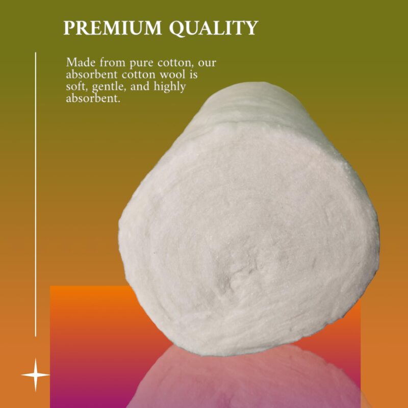 AdviCare Absorbent Pure Cotton Wool for Multipurpose use,Cotton Wool can use for First-Aid, Clinical Use, Makeup Remover, Salon, Beauty Baby care & art and Craft pack of 500gms -White - Image 8