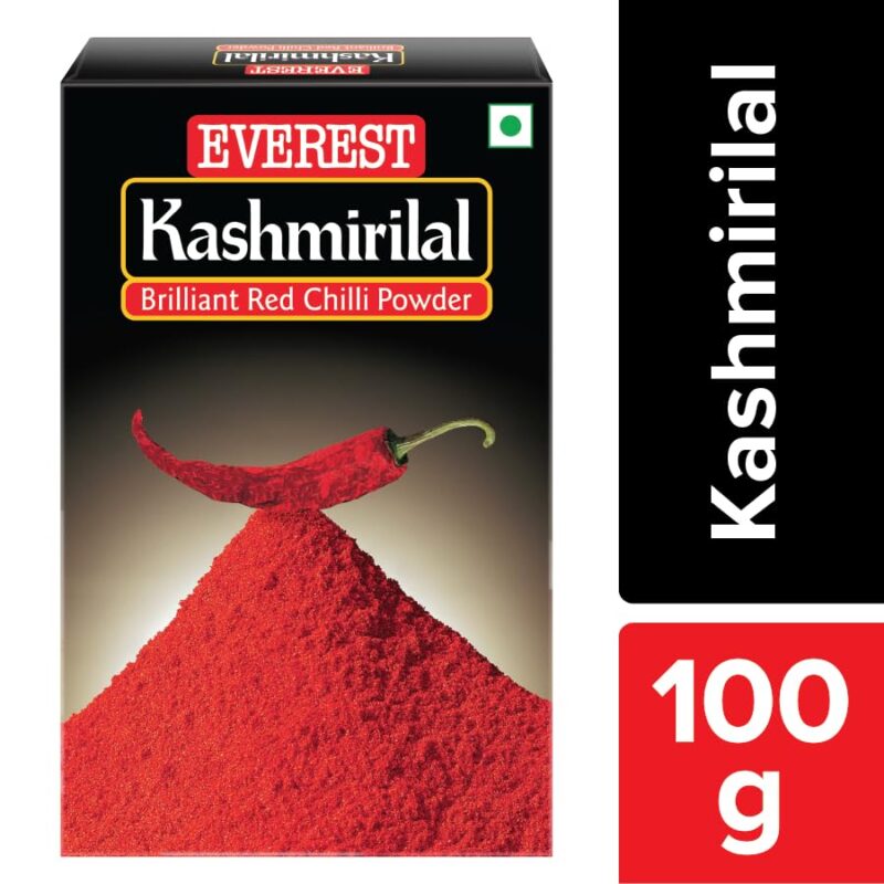 10x Everest Powder, Kashmirilal Brilliant Red Chilli Powder,100g each - Pack of 10 - Image 21