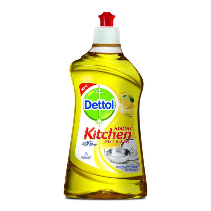 Dettol Kitchen Dish and Slab Gel - 200 ml (Lemon Fresh)