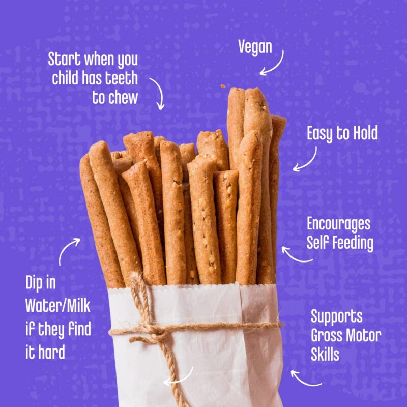 Early Foods - Ragi & Sesame Teething Sticks, 20 Pieces, 150 g - Image 5