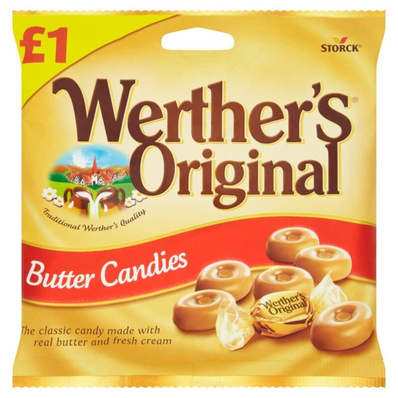 Werther's Original Butter Candies, 110 Grams (Vegetarian)