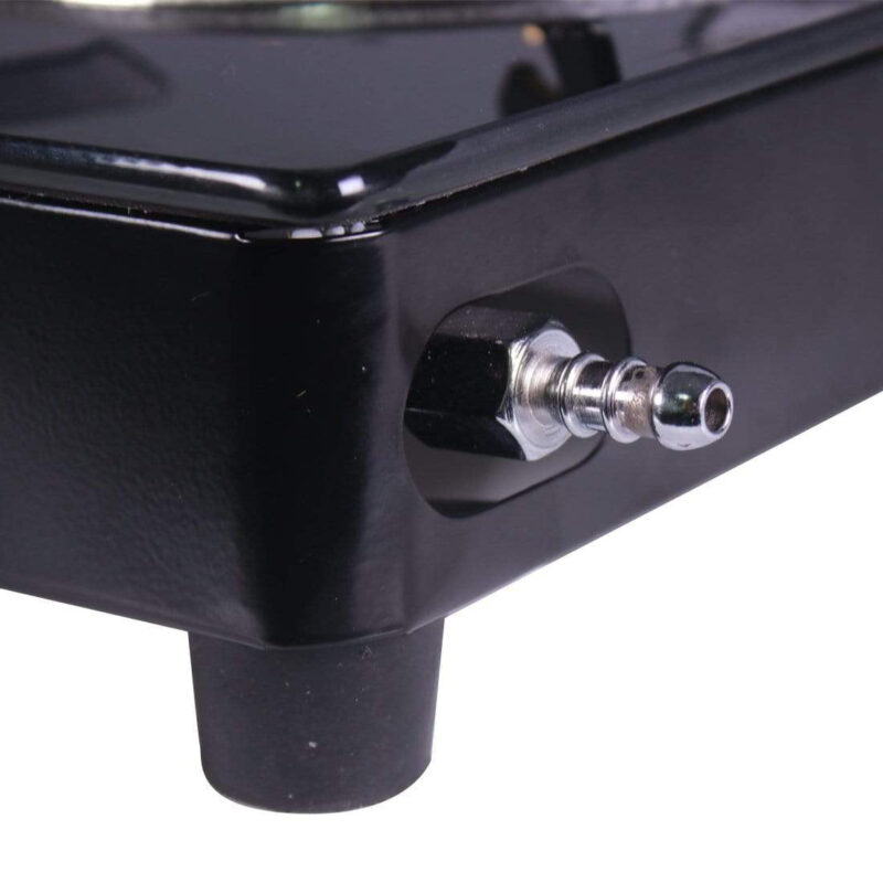 Acura 3 Burner Manual Glass Cooktop | 6mm Toughened Glass Cooktop | Stainless Steel Drip tray | Anti-Skid Legs | Large Pan support | Manual Ignition | Black steel frame | 2 Year Warranty | Black - Image 5