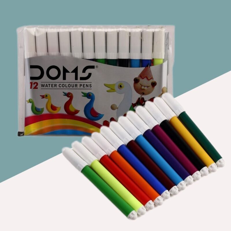 Doms Water Color Pens – Multicolor Sketch Pens ( Pack of 12 )