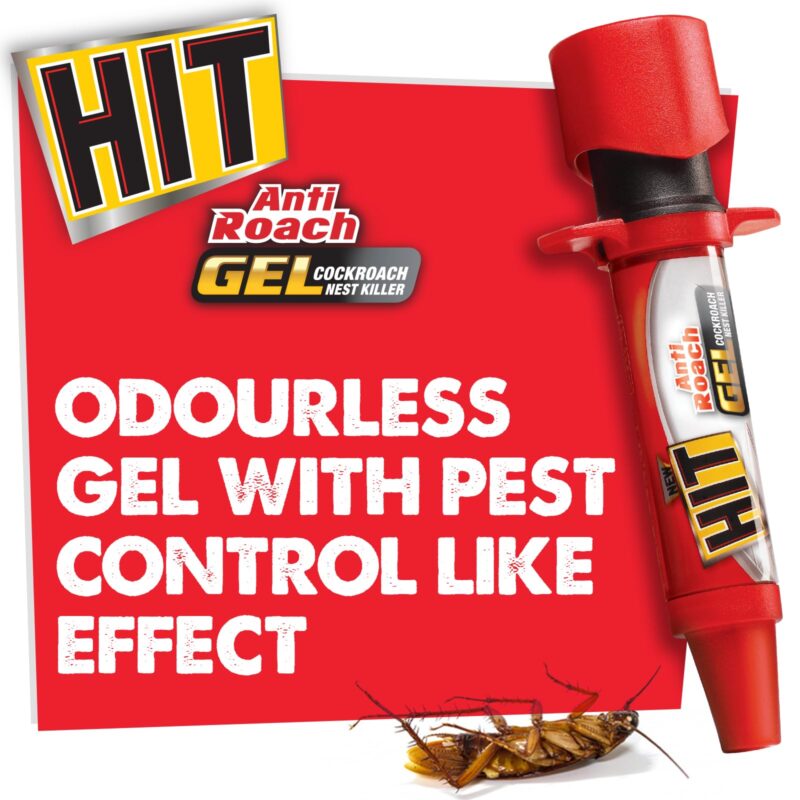 5x HIT Anti Roach Gel - Cockroach Killer (20g each) - Pack of 5 - Image 4