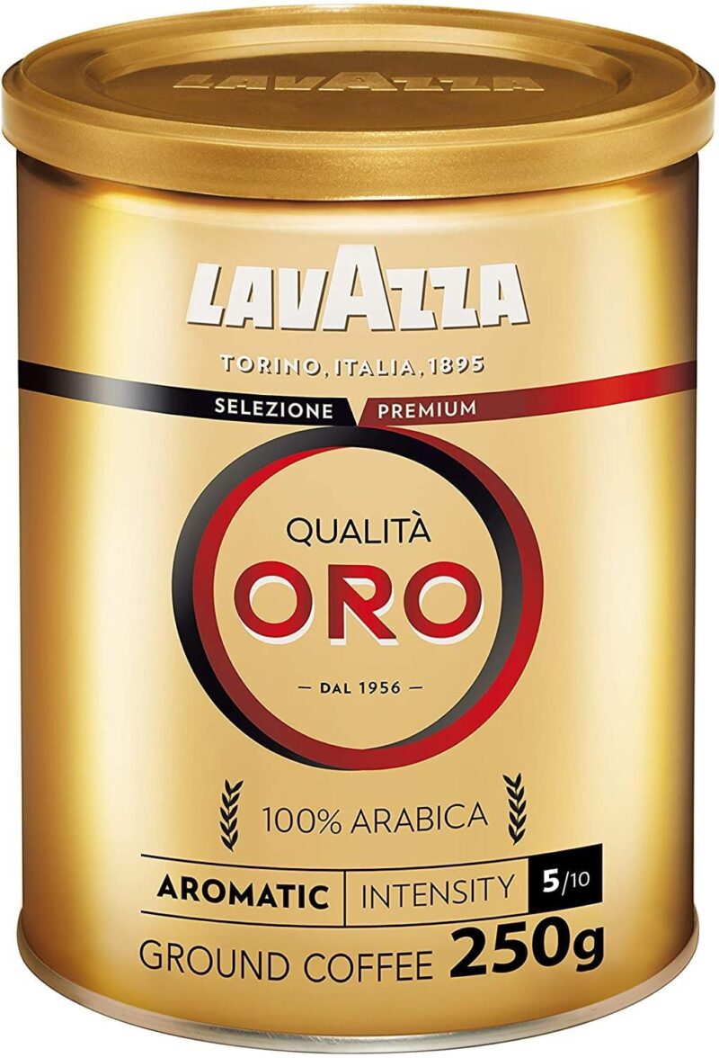 Lavazza Qualita Oro, Perfect Symphony,Ground Coffee, 250 g Can