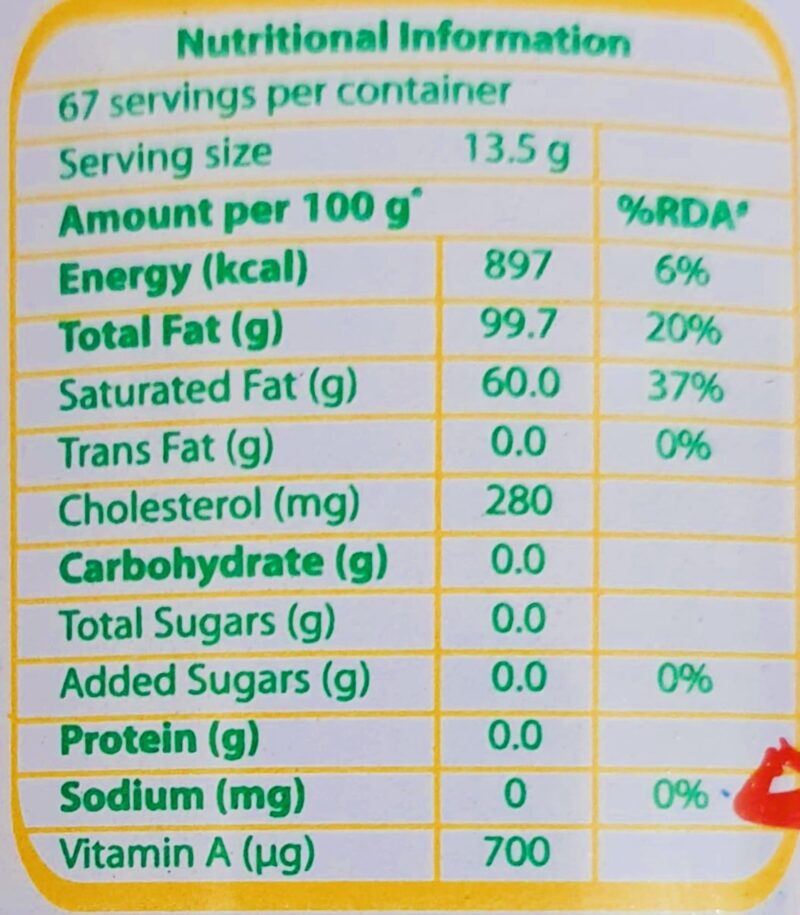 Amul Pure Ghee Tin, 1L - Image 2