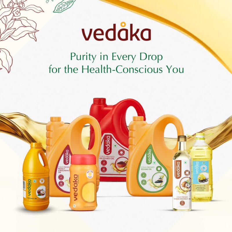 Amazon Brand - Vedaka Cold Pressed Virgin Coconut Oil 1 L Bottle | 100% Pure | Effective with Good Smell - Image 2