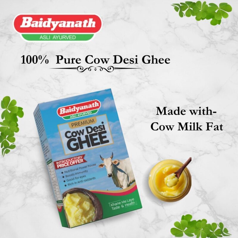 Baidyanath Cow Desi Ghee for Better Digestion and Immunity | | Naturally improves digestion and boosts immunity | 1L - Image 5