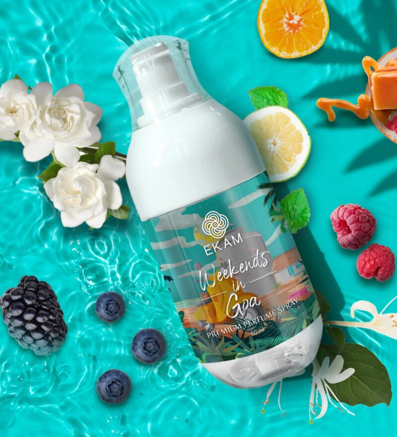 EKAM Weekends In Goa Perfume Spray For Her, 60 ML, Long Lasting Luxury Fragrances For All Occasions, Gift For Her, Skin Friendly, Everyday Fragrances - Image 5