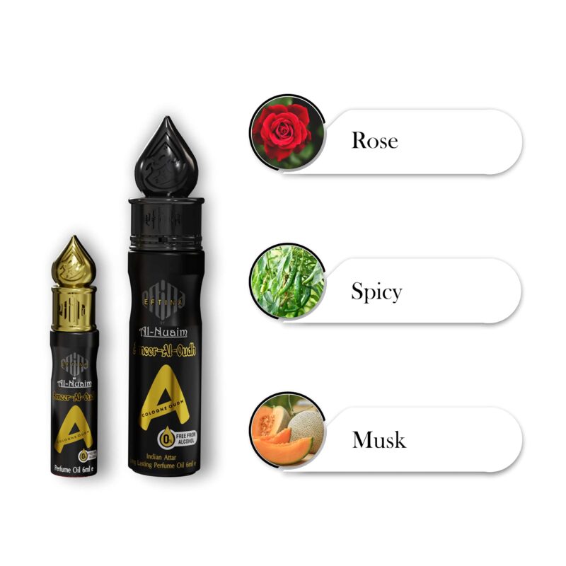 EFTINA by Al-Nuaim New Launch | Ameer Al Oudh | Alcohol Free | Attar Roll On | Luxury Scent with Long Lasting Fragrance For Men & Women | 6ml - Image 7