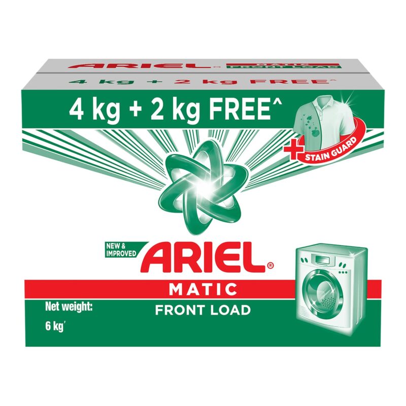 Ariel Matic Front Load Detergent Washing Powder β 4 Kg+2 KG free - Image 3