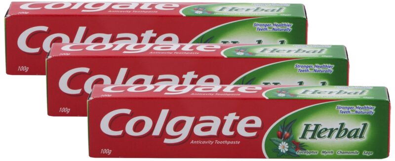 Big Bazaar Combo - Colgate Herbal Toothpaste Anticavity, 100g (Buy 2 Get 1, 3 Pieces) Promo Pack