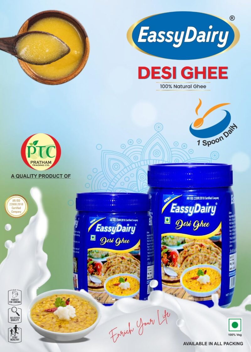 EassyDairy Pure Desi Ghee - 1 Litre - Image 7