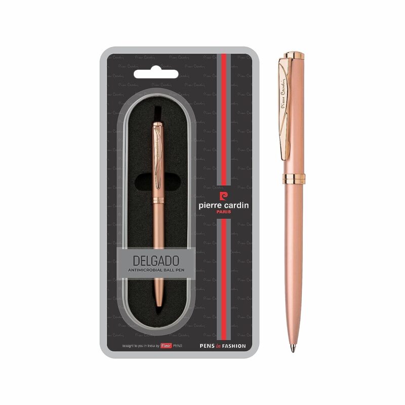 Pierre Cardin Delgado Antimicrobial Copper Ion Coated Ball Pen - Blue, Pack Of 1