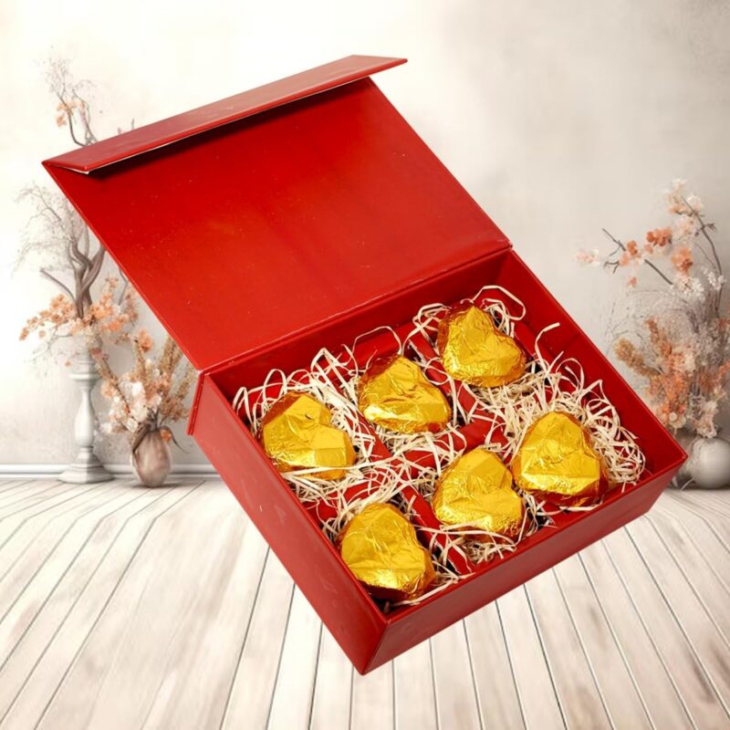 ELITE AIMER Luxurious Couple Chocolate,6 Pcs | Ayurvedic Heart Shape Chocolate For Energy Booster,| Gift Set (130 gm per pieces) - Image 8