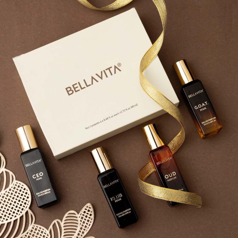 Bella Vita Luxury Man Perfume Gift Set 4 x 20 ml for Men with KLUB, OUD, CEO, G.O.A.T Perfume | Woody, Citrusy Long Lasting EDP Fragrance Scent - Image 3