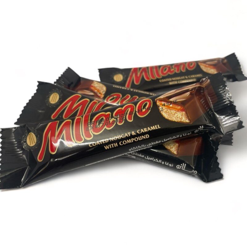 30x Milano Coated Nougat & Caramel Compound Chocolate 30pc - 510g - Image 2