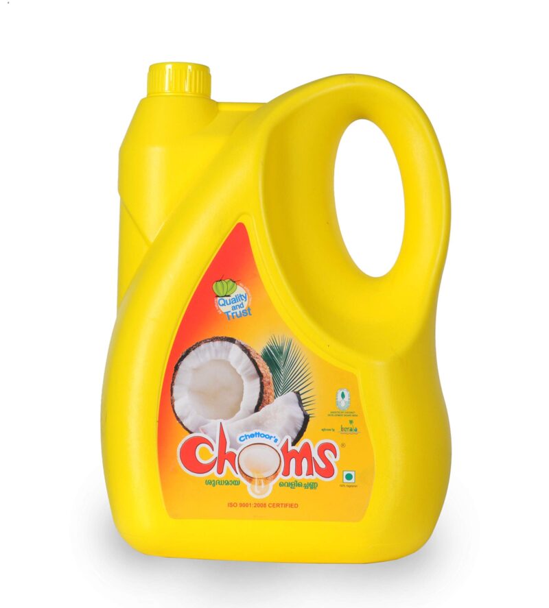 CHOMS Cooking Coconut Oil, 100% Pure, Edible (5 Litre)