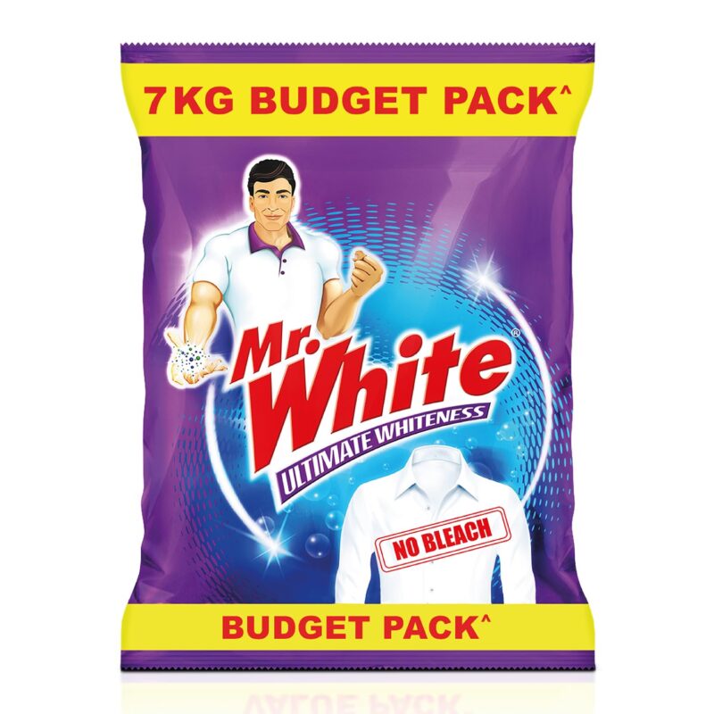 Mr. White Detergent Powder - 5 Kg with Free 2Kg