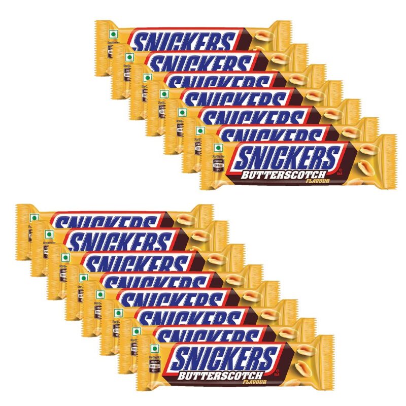 24x Snickers Butterscotch Flavour Chocolates- 24g each (Pack of 24)