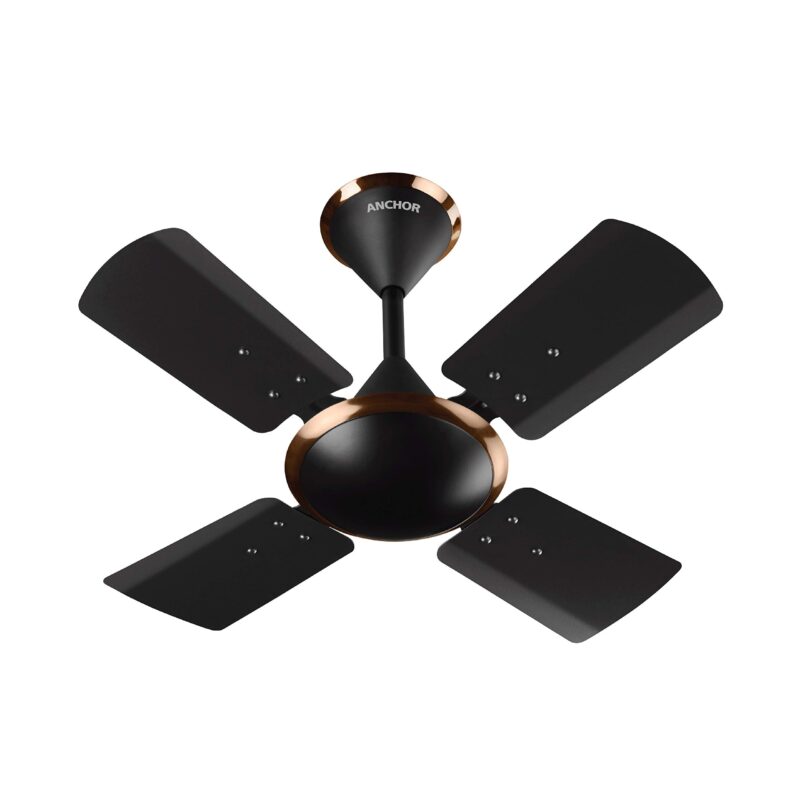 anchor by panasonic Ventus 600mm High Speed Ceiling Fan | 600mm (24 Inch) Ceiling Fan suitable for Kitchen, Veranda, Balcony, Small Room (Smoke Brown Briken, 14074SBB)
