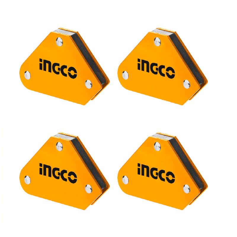 INGCO Magnetic Welding Holders, 4 PCS, Angles: 45°,90°,135°, Fits for Welding, Soldering, Assembling