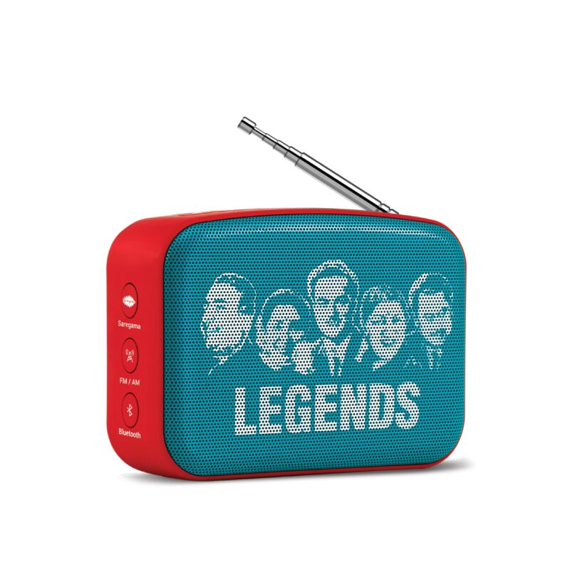 Saregama Carvaan Mini Hindi - Music Player with 401 Pre-Loaded Retro Songs, Bluetooth/FM/AM/AUX, Type-C Charger (Ocean Green)