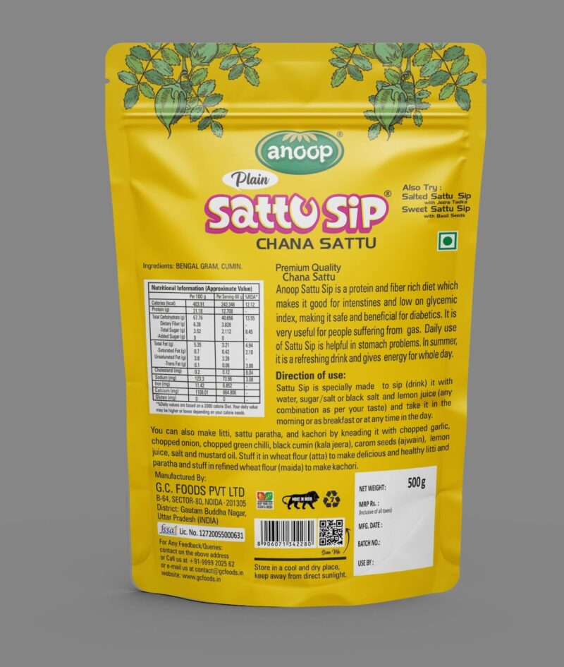 Anoop Sattu (Channa Sattu Sip) (500gms*4) Pack of 4 (2kg) - Image 6