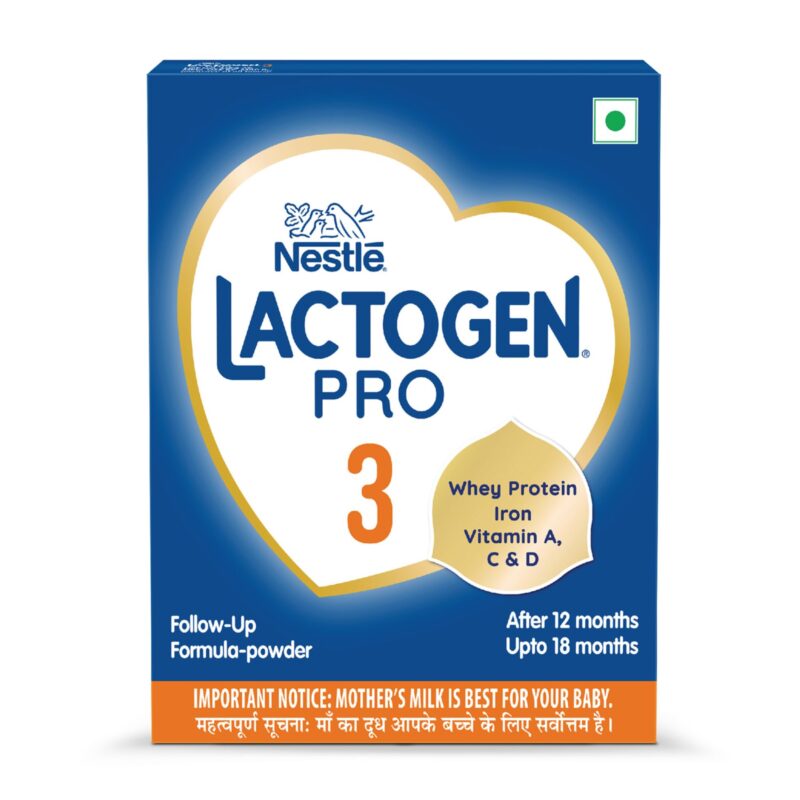 Lactogen Nestle Pro 3, Follow-Up Formula With Iron, Powder, Infant Whey Protein And Vitamins, After 12 Months Up To 18 Months, Bag-In-Box Pack, 400G