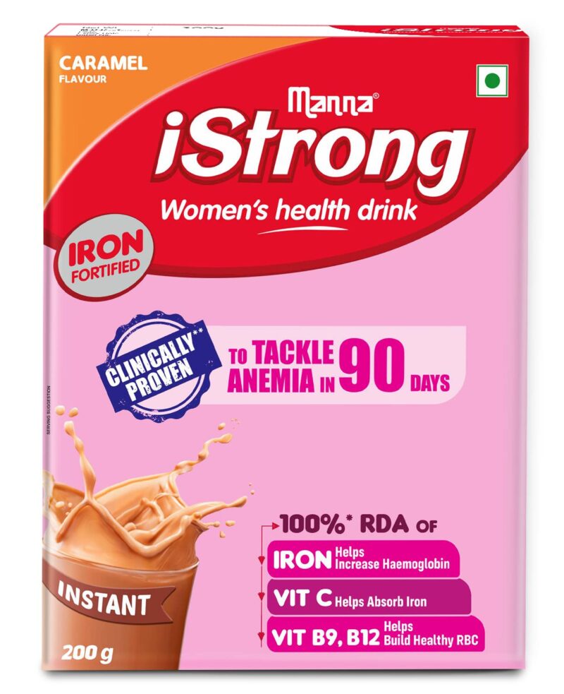Manna iStrong 200g Caramel- Millet Health Drink Mix for Women