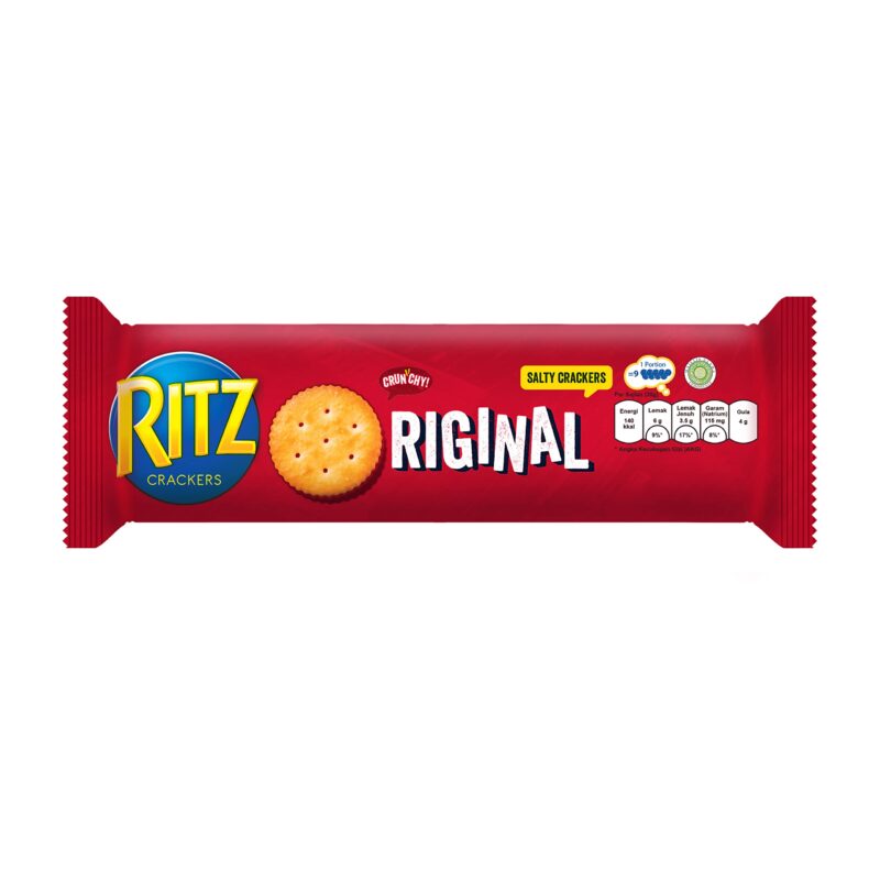 Ritz Original Sea Salted Crackers Biscuit, Red, 100 g