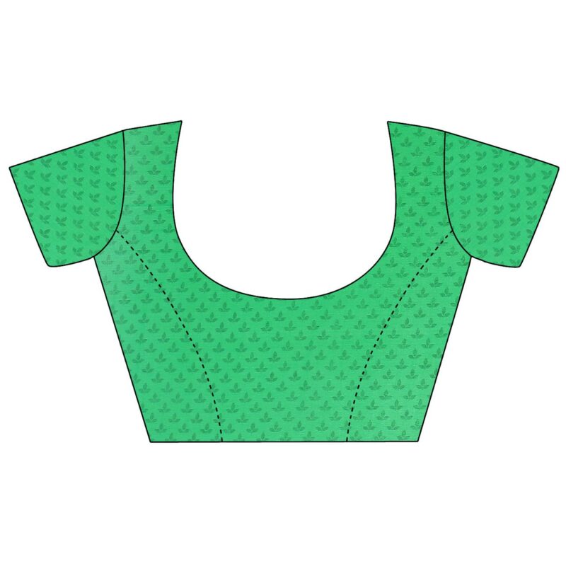 Anand Sarees Women's Georgette Saree With Blouse Piece (1164_4_green_free Size_green) - Image 4