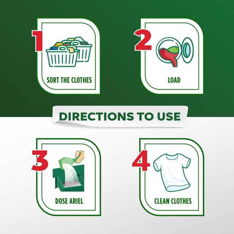 Ariel Matic Front Load Detergent Washing Powder β 4 Kg+2 KG free - Image 5