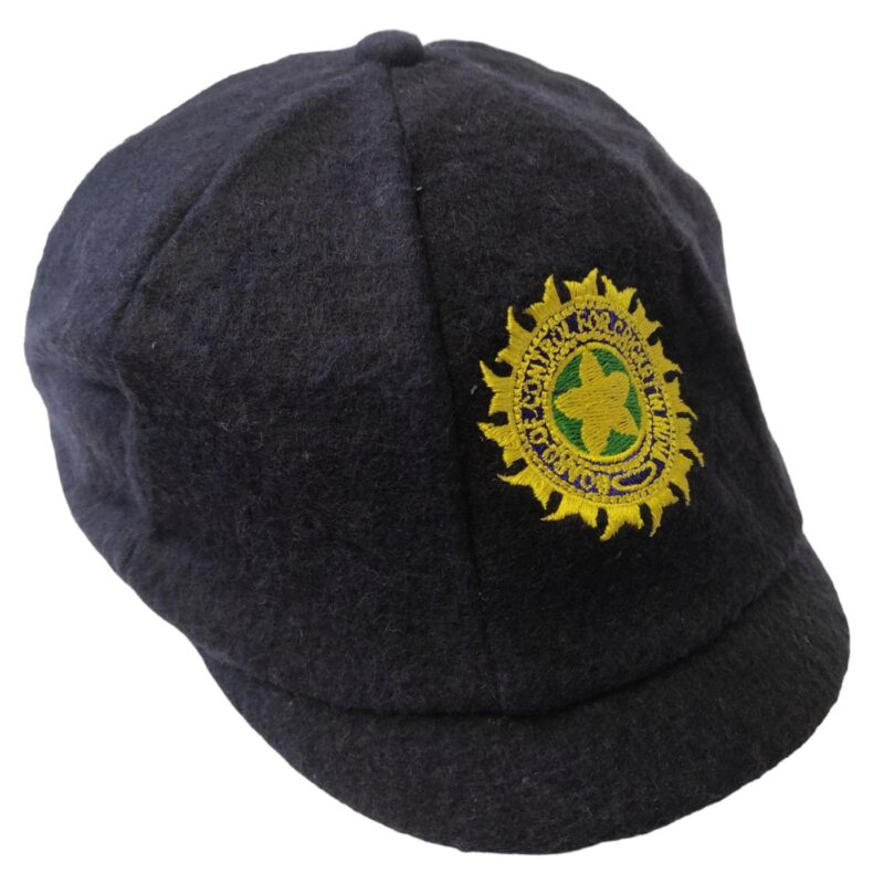 C CLASSIC Woollen Baggy India Test Cricket Cap Blue