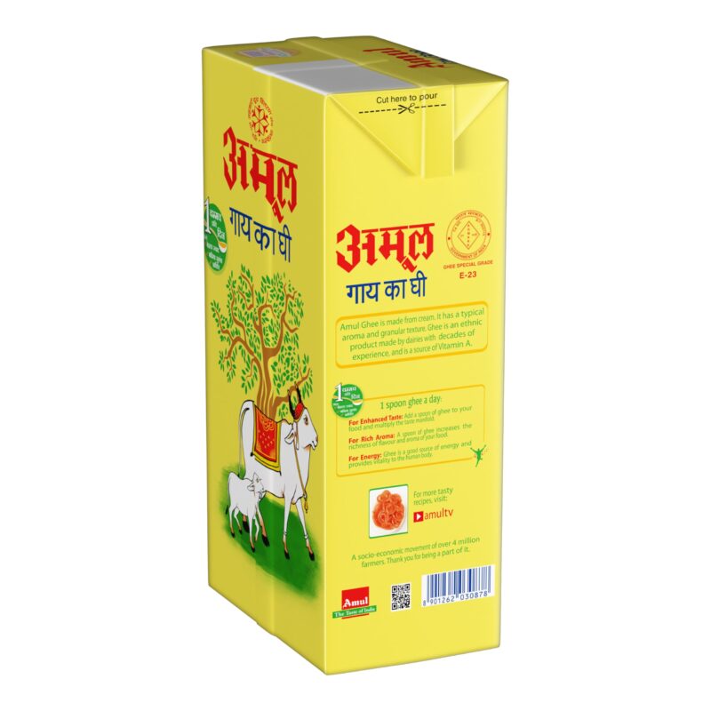Amul Cow Ghee, 1 Liter Tetra Pk - Image 8