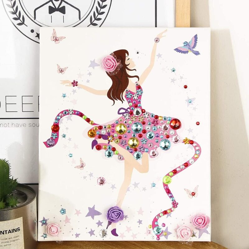 E Shopping Self-Adhesive Metal Crystal Stickers, Craft Stickers, School Projects DIY Stickers for Kids Teens Gem Stone Multi Design Multi Colours Multi Size 5 Sheets, 20 x 10 x 3 Centimeters - Image 7