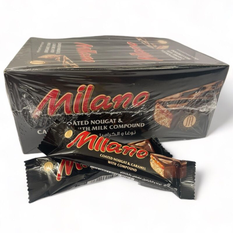 30x Milano Coated Nougat & Caramel Compound Chocolate 30pc - 510g - Image 3